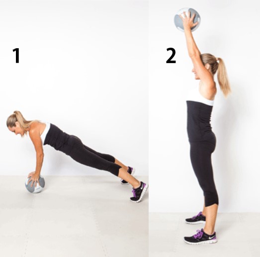 Ball burpee