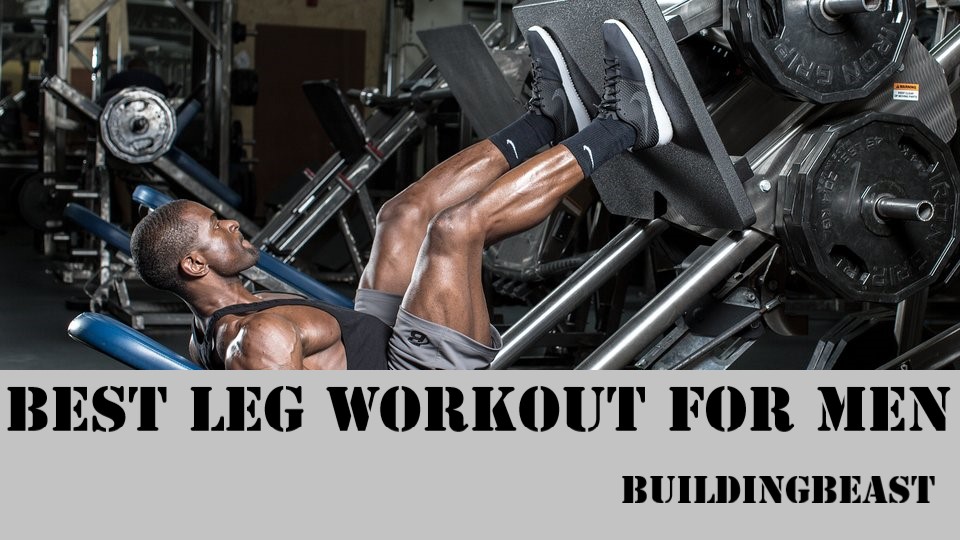 Leg workout for men logo