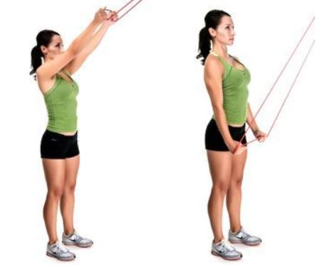 banded lat pull down