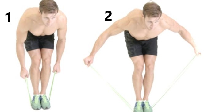 resistance band back exercises