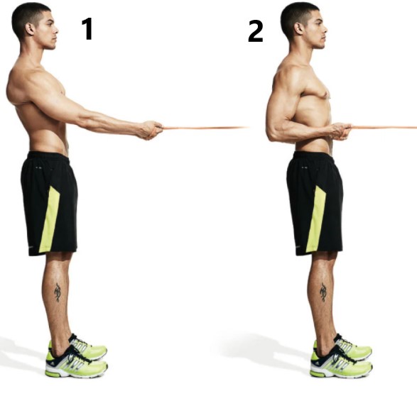 resistance band back exercises