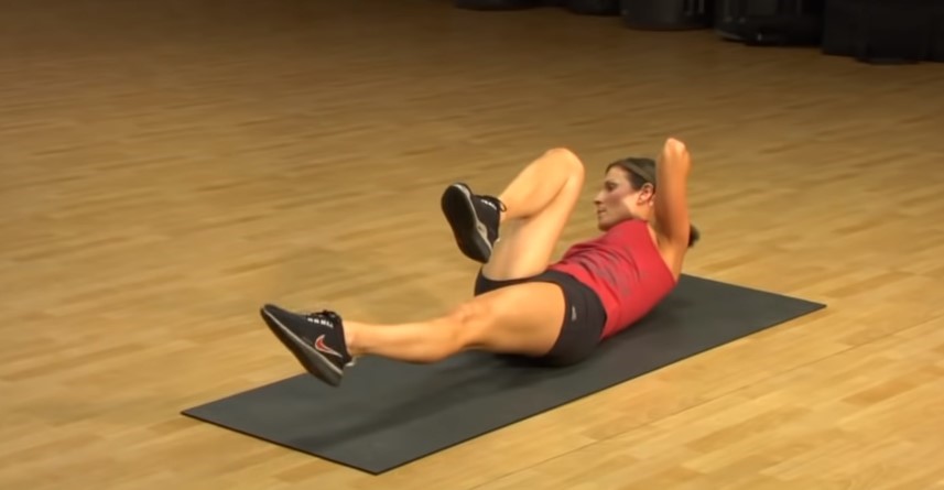 bicycle crunches