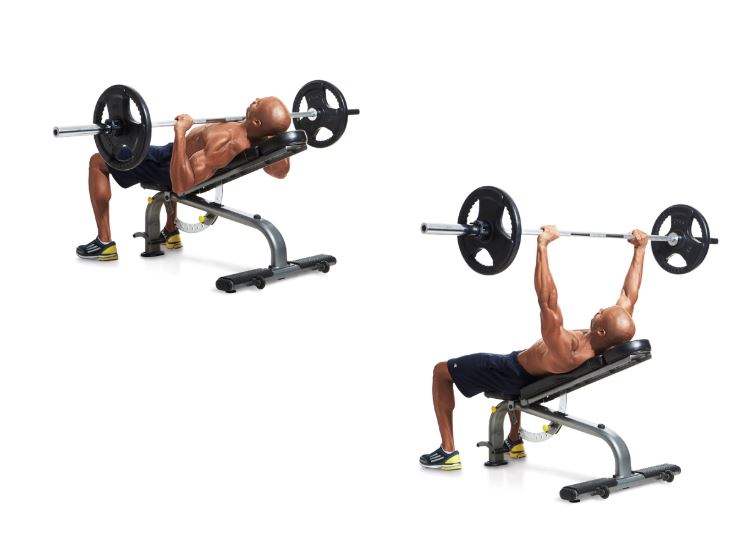 incline bench press workout