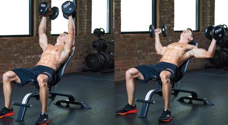 incline dumbbell flye