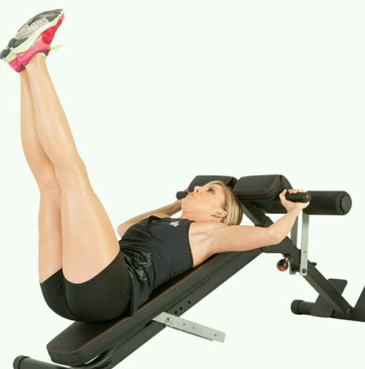 incline leg raise