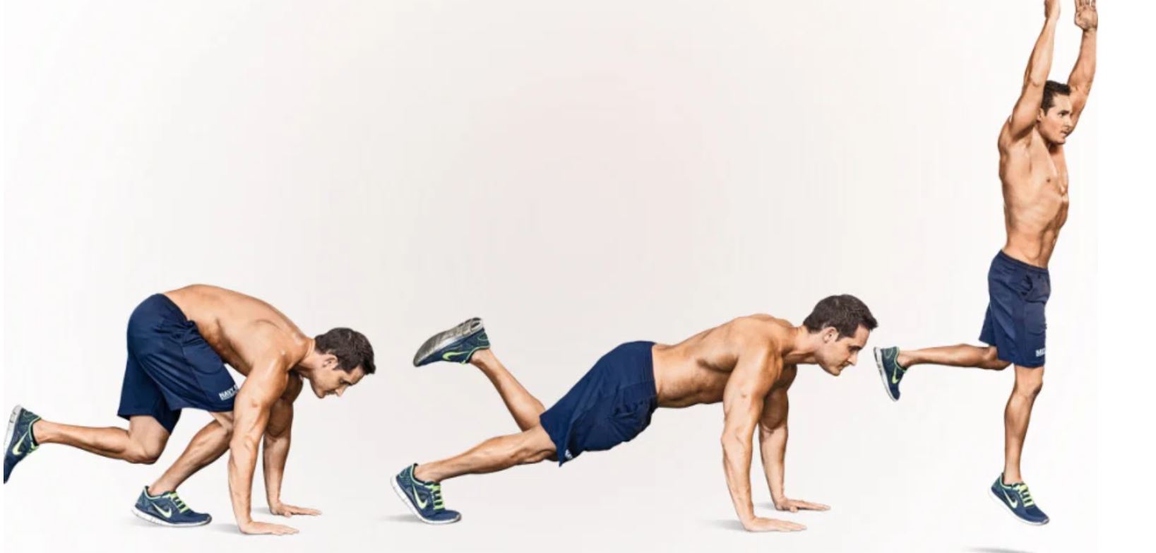 single leg burpee workout